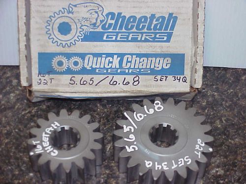 New cheetah #34q quick change 5.65-6.68 gears 10 spline u6 sprint car imca ump