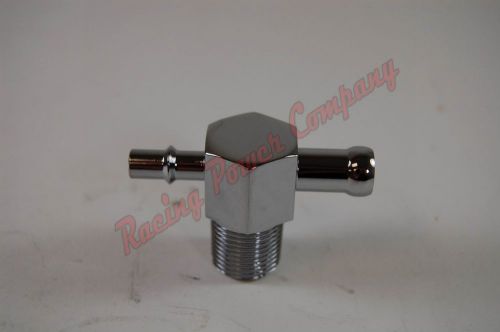 Rpc r4531 intake manifold vacuum pipe t steel chrome fitting 1/2&#034; universal tee