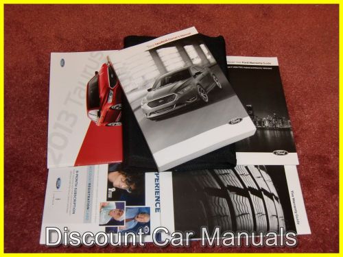★★ 2013 ford taurus owners manual portfolio 13!! ★★
