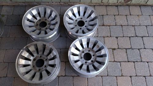 1987 jeep grand wagoneer aluminum rims, set of 4, pick-up only
