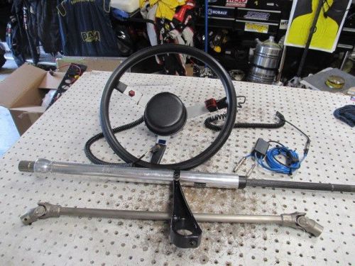 Nascar woodward collapsible steering column with wheel q.r. kill ppt radio harn