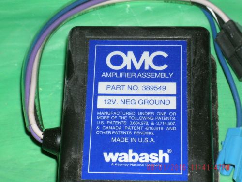 Omc amplifier 389549 johnson/evinrude