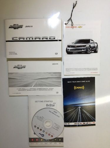 2011 chevrolet camaro owners manual set. new!! free same day shipping #0152