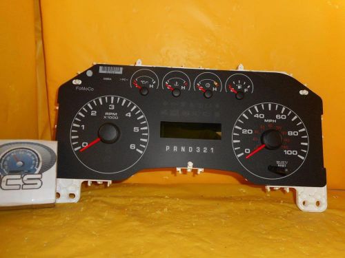 08 ford f250/f350sd pickup speedometer instrument cluster dash panel 116,750