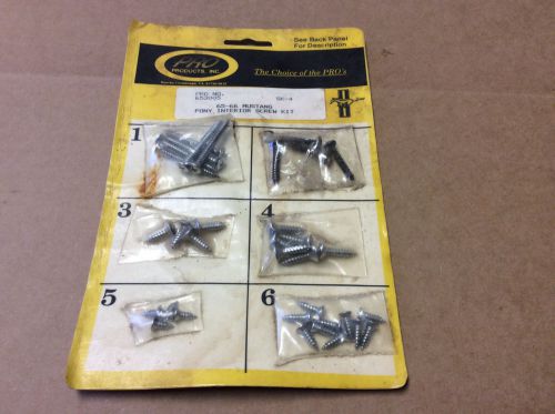 1965 1966 ford mustang pony interior screw kit