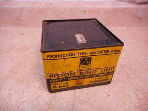 Gm genuine parts 3694009 piston ring kit in orignal can, nos partial kit, cool