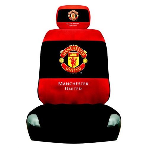 Manchester united car accessories full seat cover + headrest cover for 1 seat