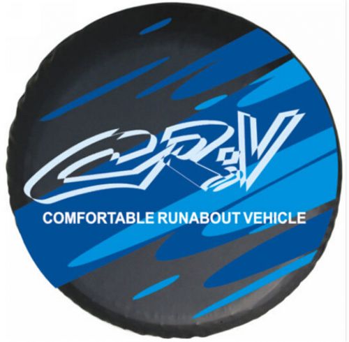 Spare wheel tire cover series honda cr-v tire cover 35 mil vinyl with hot logo