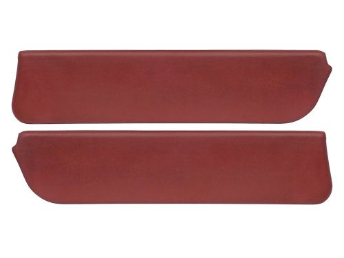 New 1961-66 ford pickup sunvisors lh rh deluxe padded f100 f250 f350 red