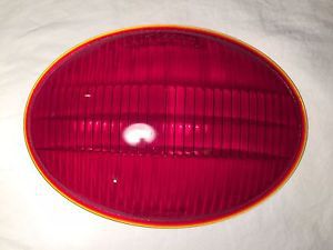 Fire truck light lens s&amp;m lamp co. no. 155 series oval los angeles