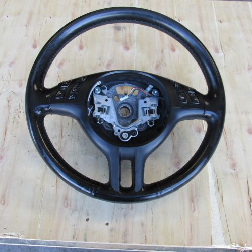 Bmw e46 323i 325i 328i 330i leather sports steering wheel &amp; switches 32306760659