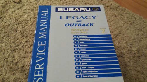 2004 subaru legacy &amp; outback engine sec. 2 service manual