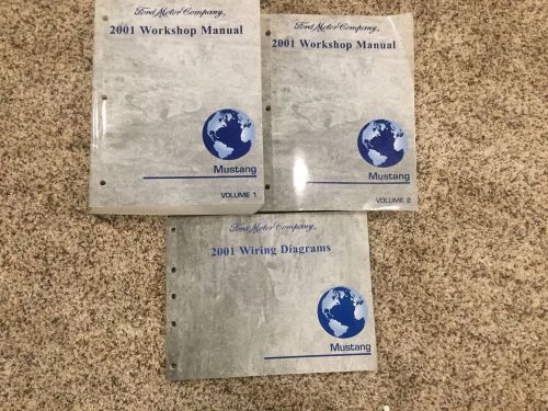Ford service manuals volume 1 and 2 &amp; wiring instructions 2001 mustang