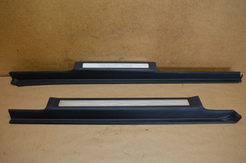 06-09 w251 mercedes front &amp; rear left driver side door sills sill pair black