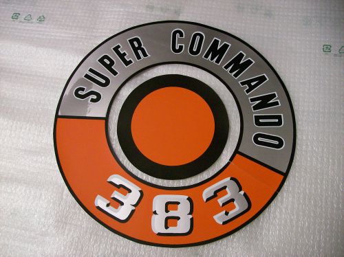 Mopar 1966 - 1970 383 super commando air cleaner decal