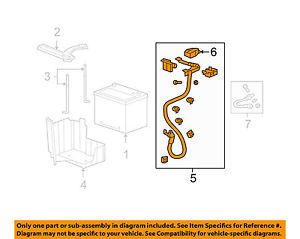 Acura honda oem 07-09 mdx-battery cable 32410stxa00