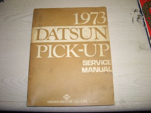 1973 datsun pickup shop manual original factory repair service book oem