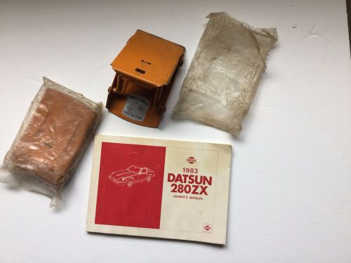 1982 datsun 280zx  owners manual  280  zx z nissan and wheel chocks