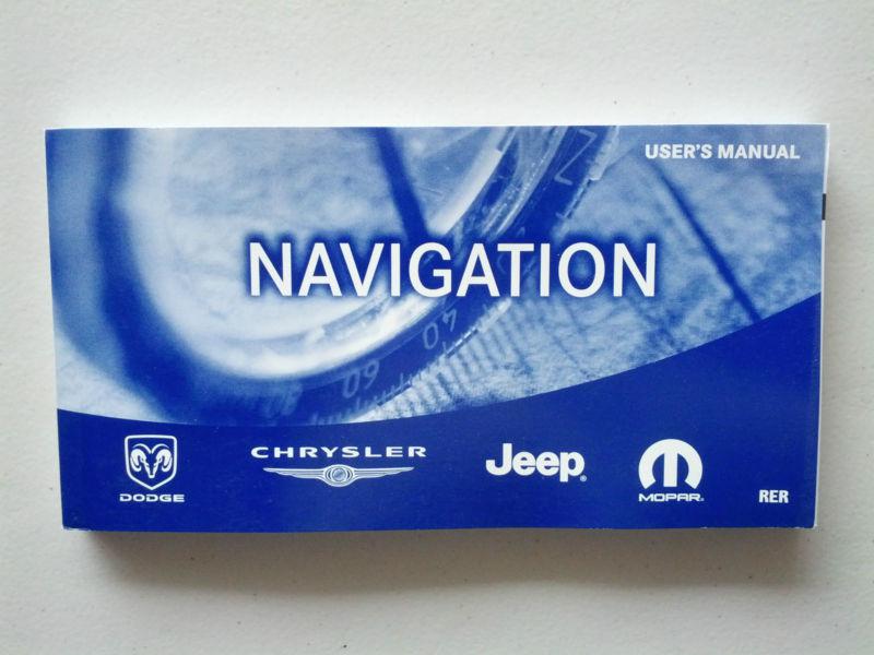 Jeep dodge chrysler mopar navigation manual