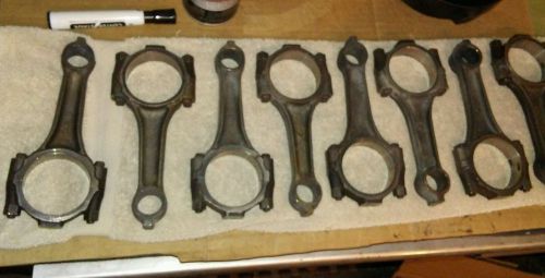 Ford 302 connecting rods factory used cores set of 8 c8oe reconditioned.