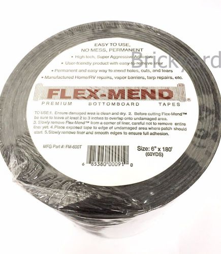 6" x 180' Mobile Home Flex Mend Belly Bottom Repair- Patch Underbelly Holes/Rips, US $64.99, image 1