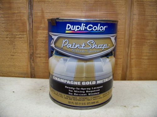 Dupli-color paint shop finish system ready to spray lacquer champagne gold met