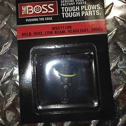 Boss msc11106 bulb hir2 low beam headlight for boss snowplow