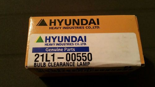 Hyundai heavy industries genuine part bulb clearance lamp 21l1-00550