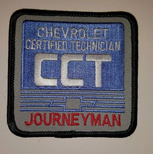 New chevrolet certified technician cct journeyman patch