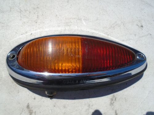 Porsche 356 tail lights light lamps left side only red amber