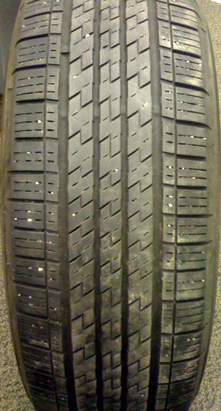 Used continental 4x4 contact 225/65r17 tire with 7/32nds tread - one used tire