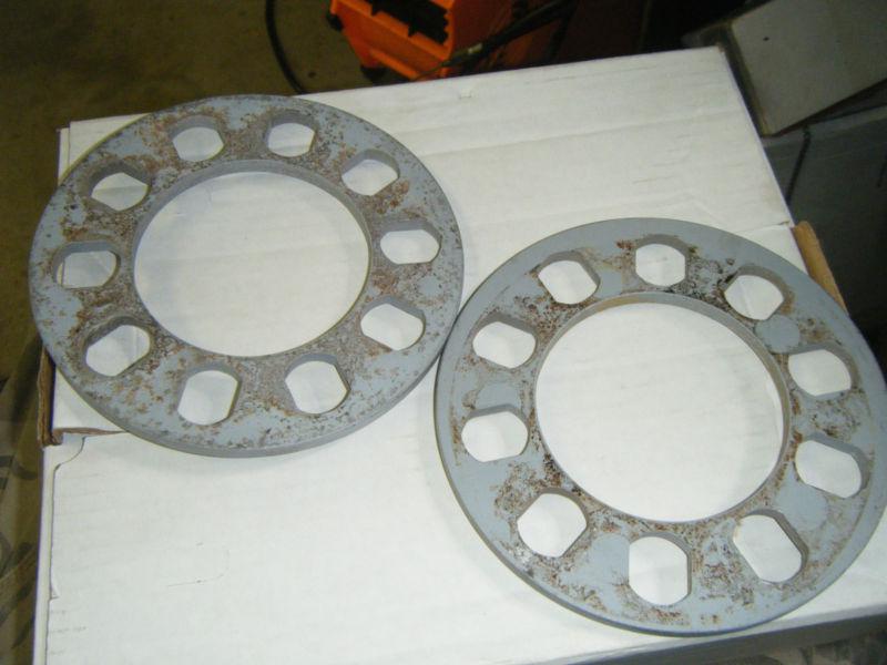 Aluminum wheel spacers-5/16" thick-5 lug...4 1/2" , 4 3/4", and 5" bolt patterns