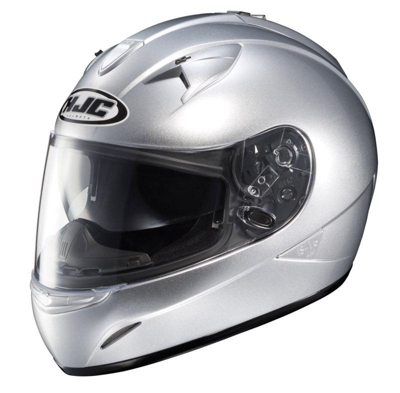 Hjc is-16 cr silver motorcycle is16 helmet size xlarge xl
