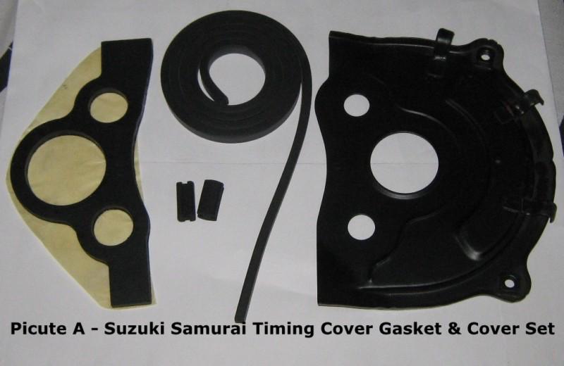 Suzuki samurai 90-95 timing cover gasket & cover set new aftermarket free ship
