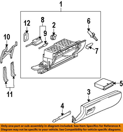 Audi oem 8e1880324a glove box support/glove box/component