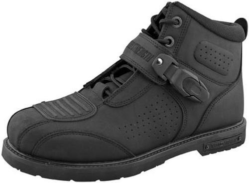 New speed & strength hard knock life adult leather boots, black, us-8