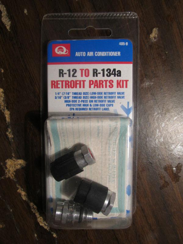 Quest auto air conditioner r-12 to r134a retrofit parts kit - new in package