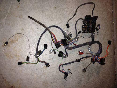 Corvair rampside fuse box and harness