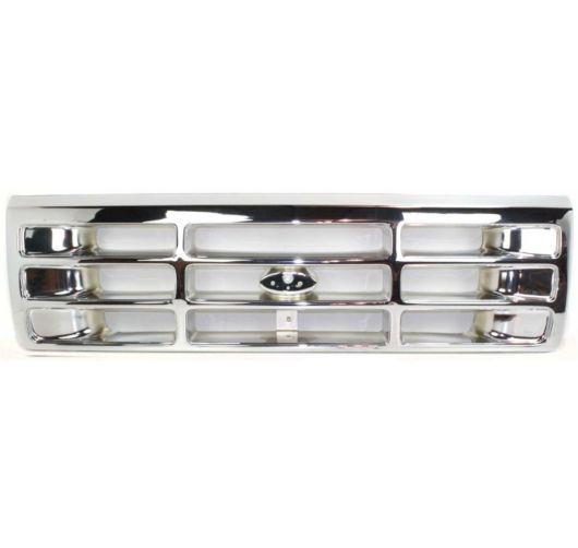 Ford bronco f150 f250 f350 f450 pickup truck all chrome front end grille grill