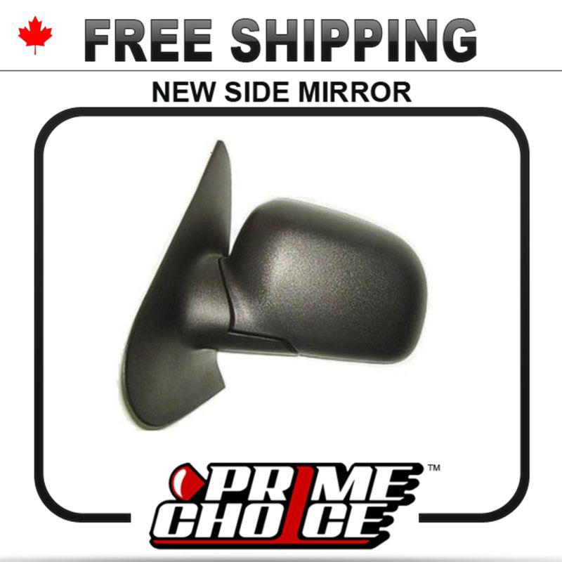 New manual drivers side view door mirror