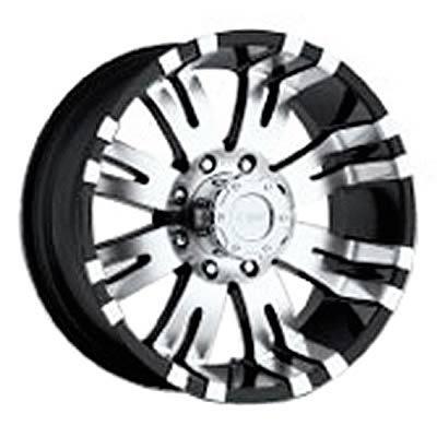 Pro comp xtreme alloys 8101 black with machined accents wheel 18"x9.5" 8x170mm
