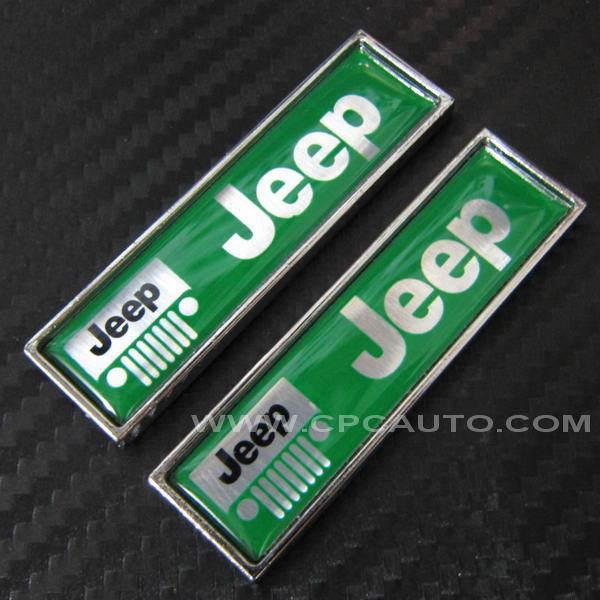 Car emblem sticker badge metal jeep(small)  side stickers 2pcs set
