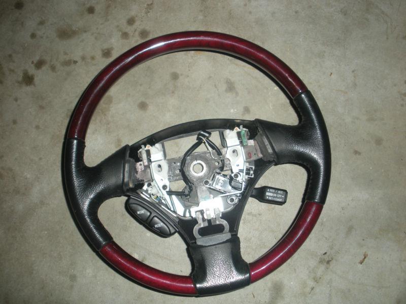 01 02 03 rx300 woodgrain steering wheel oem 