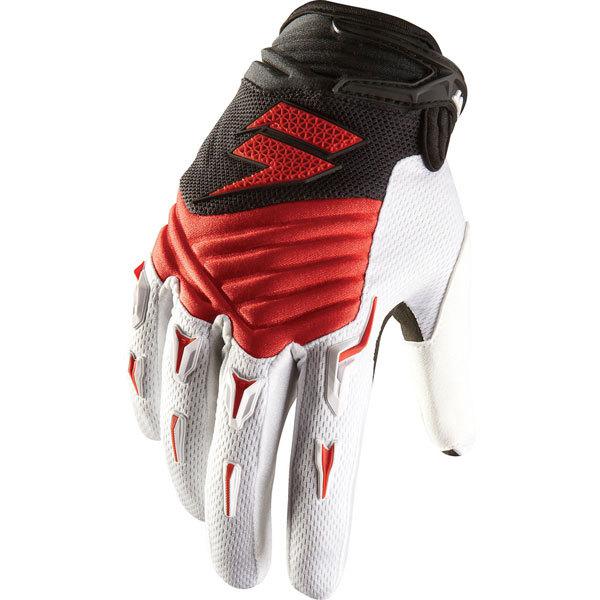Red/white xxl shift racing strike gloves 2013 model