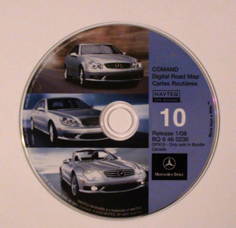Mercedes navigation cd # 10 canada navteq bq6460236  release 01/08