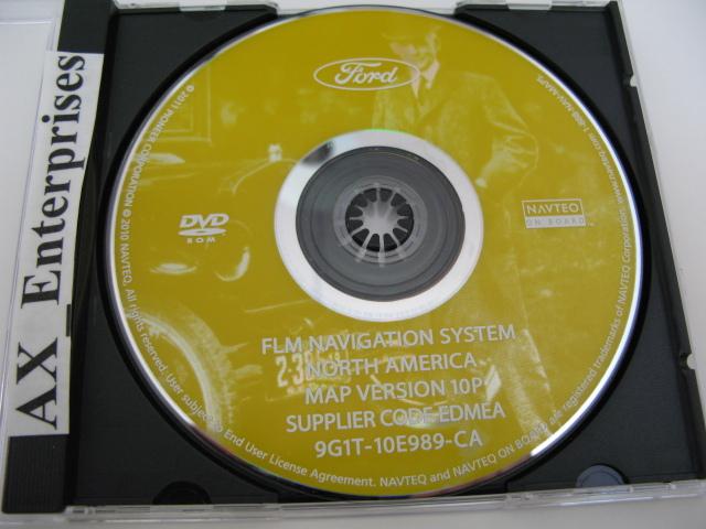 Genuine oem flm ford navigation dvd # 10p map rel © 9/2011 update 2012 us canada
