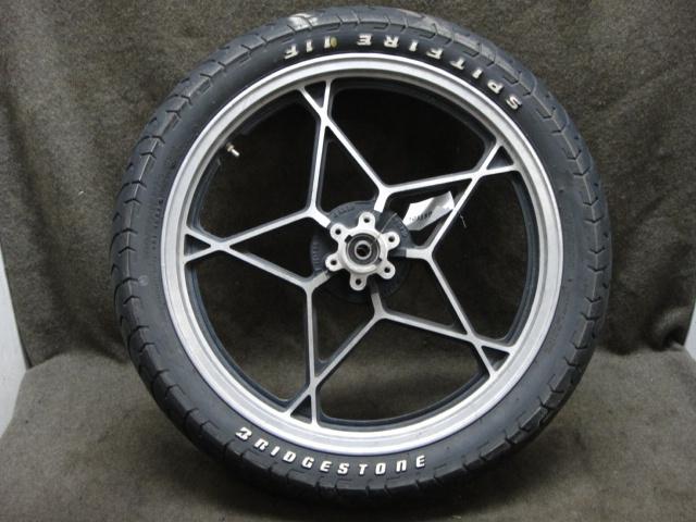 81 suzuki gs550 gs 550 l gs550l wheel front rim, tire #cc27