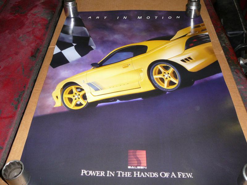 Nos 94 95 saleen s351 r poster new nib oem 1994 1995 steve ssc sc 88 89