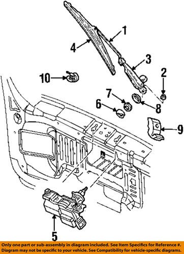 Jeep oem 55155124 wiper-lift gate-stop