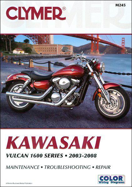 Kawasaki vulcan 1600 classic, mean streak, nomad repair manual 2003-2008